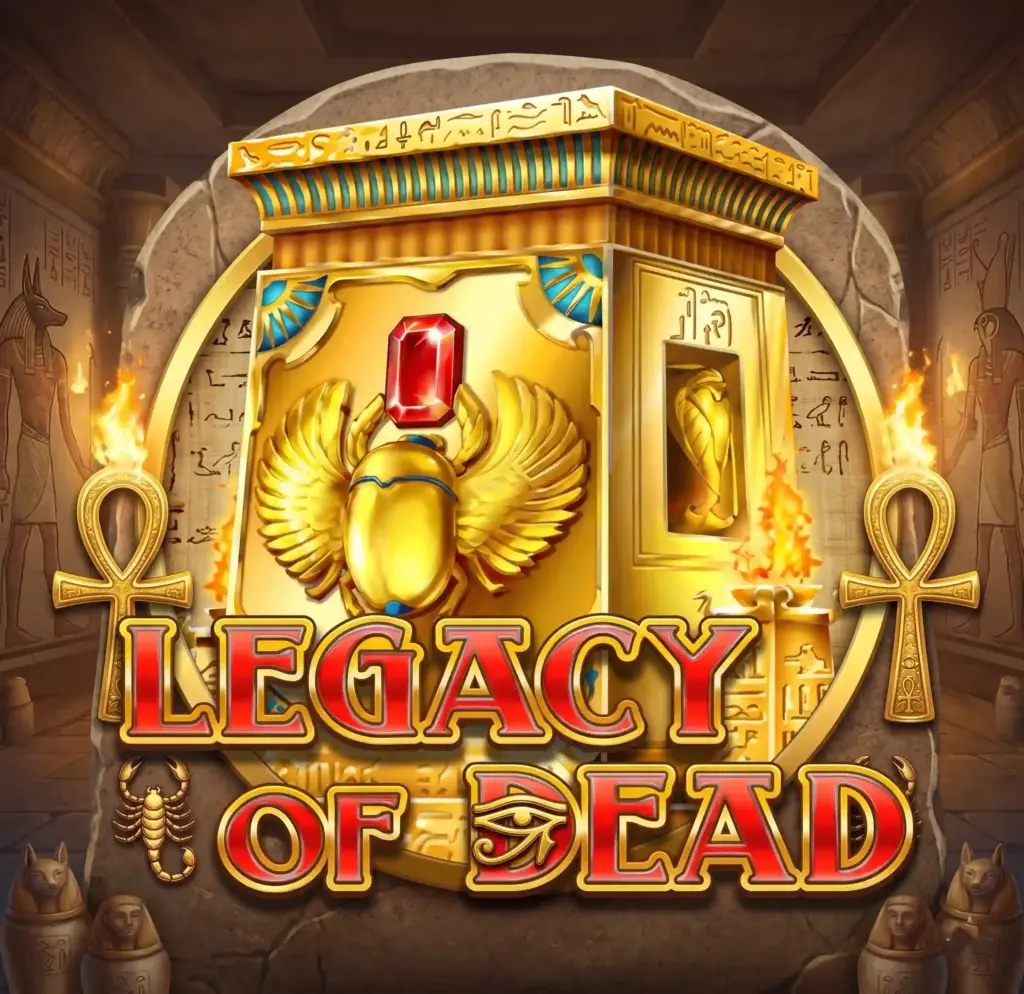 Slot Legacy of Dead con tomba d'oro