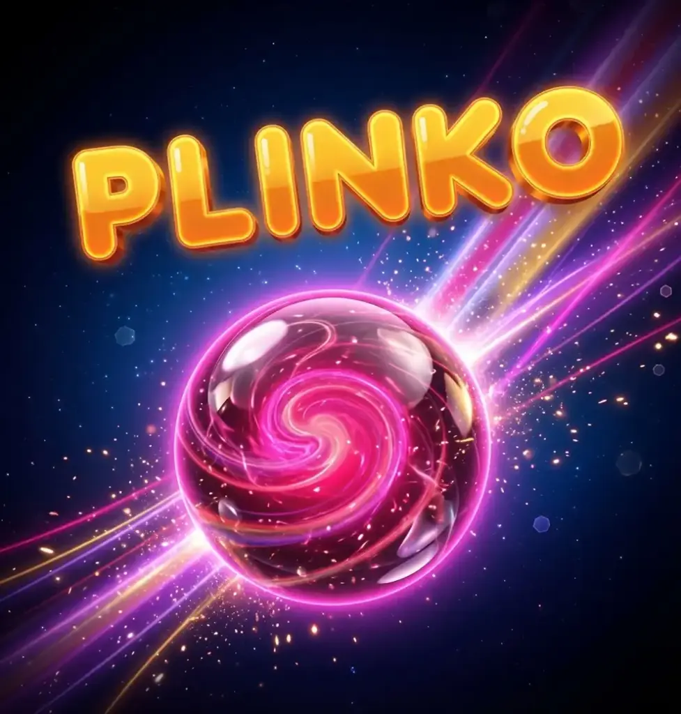 Gioco Plinko con pallina fucsia