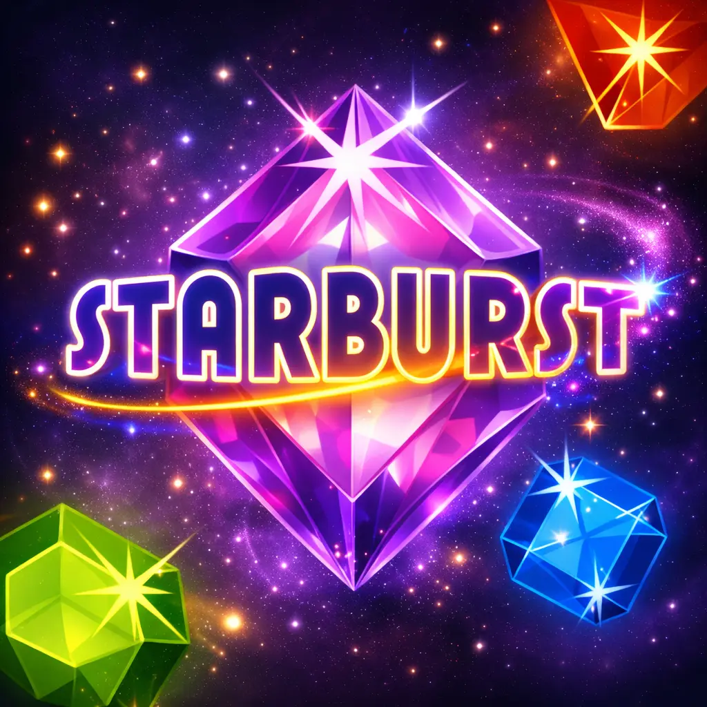 Slot Starburst con gemma viola